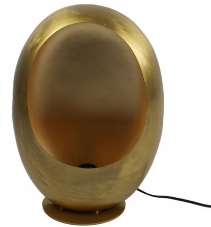 tafellamp Eggy 25W 32 x 44 cm E27 staal goud