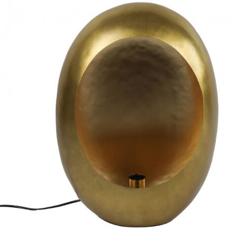 tafellamp Eggy 25W 39 x 56 cm E27 staal goud