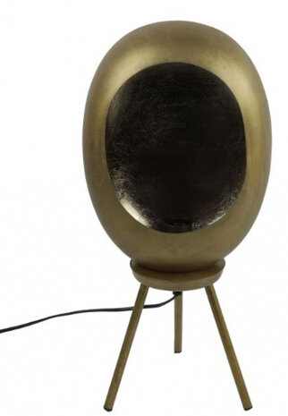 staande lamp Eggy 25W 24,5 x 52,5 cm E27 staal brons