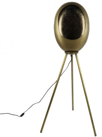staande lamp Eggy 25W 31 x 122 cm E27 staal brons