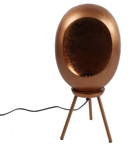 staande lamp Eggy 25W 24,5 x 52,5 cm E27 staal koper