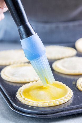 bakkwast 17,5 cm siliconen blauw