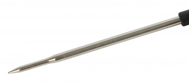 kookthermometer digitaal 12 x 3 cm RVS zwart