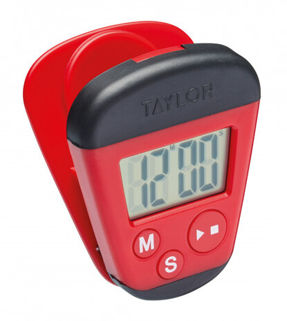 kookwekker Pro Kitchen 100 minuten 7 x 5,5 cm rood