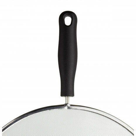 spatscherm 33 cm RVS zilver
