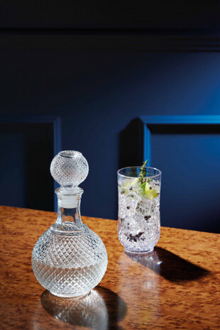 decanteerkaraf 1 liter 12 x 26,5 cm glas transparant