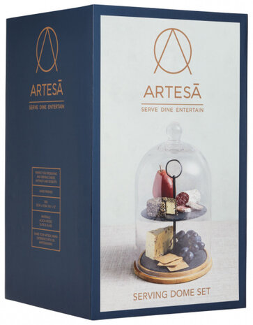 etag&egrave;re 2-laags 22 x 31 cm leisteen/glas zwart 2-delig