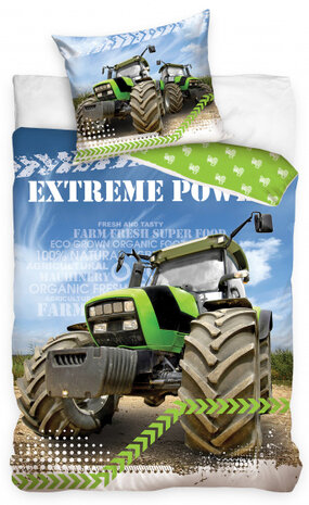 dekbedovertrek Extreme Power junior 160 x 200 cm katoen