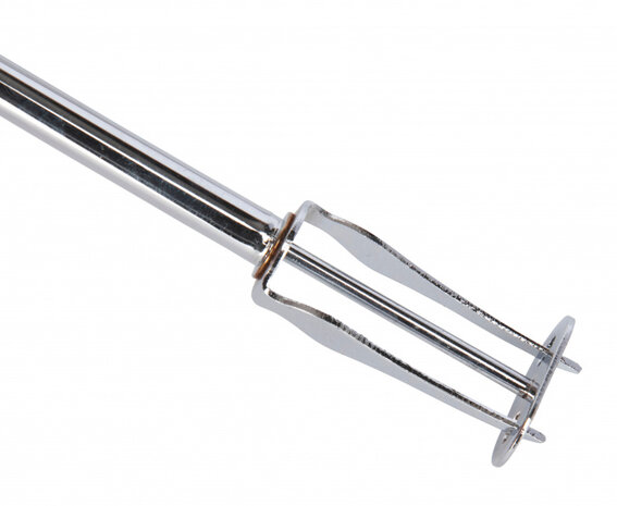 augurkenvork 17 cm RVS zilver