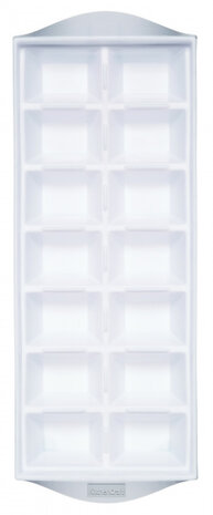 ijsblokjesvorm 32 x 12 cm wit