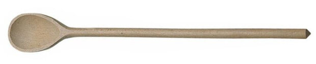 pollepel 45 cm cm beukenhout lichtbruin