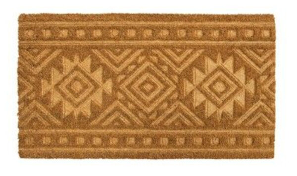 deurmat Tribal 70 x 40 cm kokosvezel/PVC naturel
