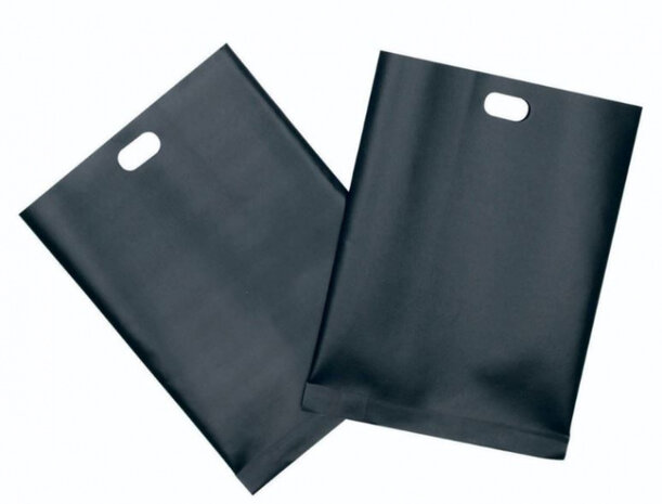 anti-aanbakzak Toast 20,5 cm rubber zwart 2 stuks