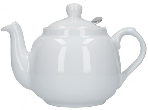 theepot Farmhouse 1,2 liter keramiek wit