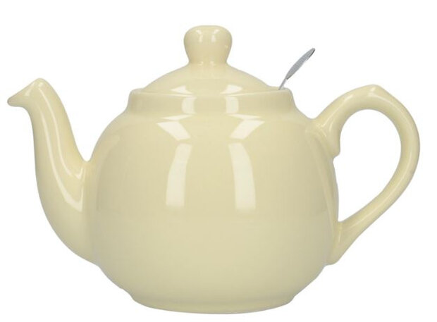 theepot Farmhouse 1,2 liter keramiek  ivoorwit