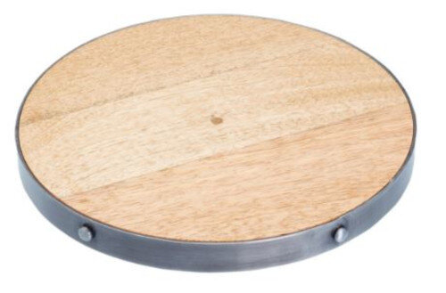 onderzetter Industrial Kitchen 20 cm hout lichtbruin