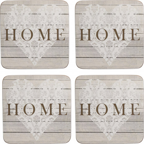 onderzetters Everyday Home 10,5 cm kurk 4 stuks