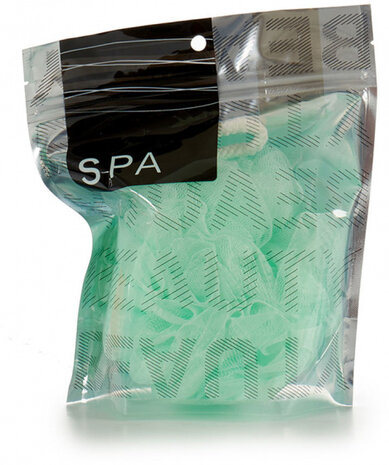 badspons Spa 10 cm synthetisch mintgroen