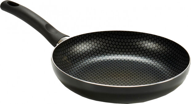 braadpan 24 cm aluminium zwart