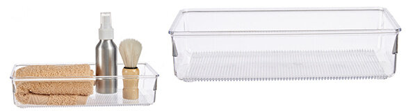 organizer make-up dames 15,8 x 24 x 5,5 cm transparant