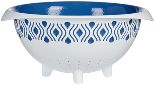 vergiet Tosca 31 x 28 x 13 cm wit/blauw