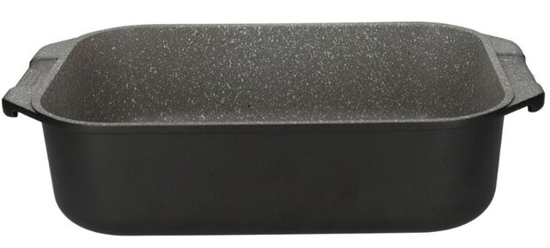 braadslede 41 x 26 x 10 cm aluminium zwart