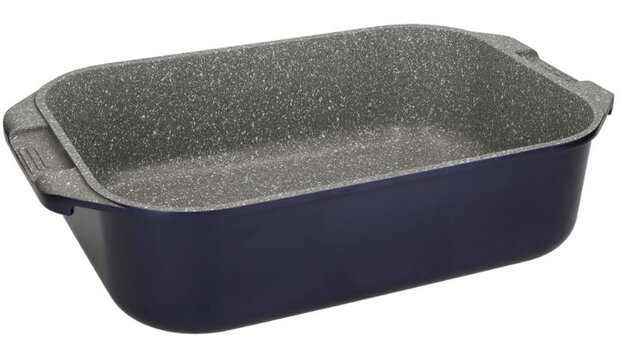 braadslede 41 x 26 x 10 cm aluminium blauw