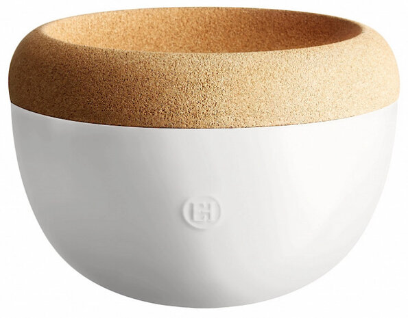 fruitschaal/bewaarpot 27 cm 4700 ml keramiek wit
