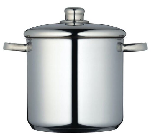 soeppan 14 liter 28 cm RVS zilver
