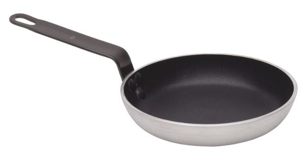 koekenpan Heavy Duty 24 cm aluminium/staal zwart
