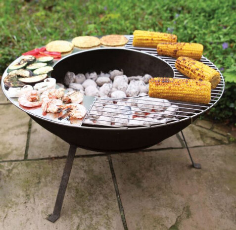 barbecuerooster 62,3 x 1,9 cm RVS zilver