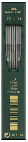 potloodstiftjes TK 9071 4H 2 mm grijs 10 stuks