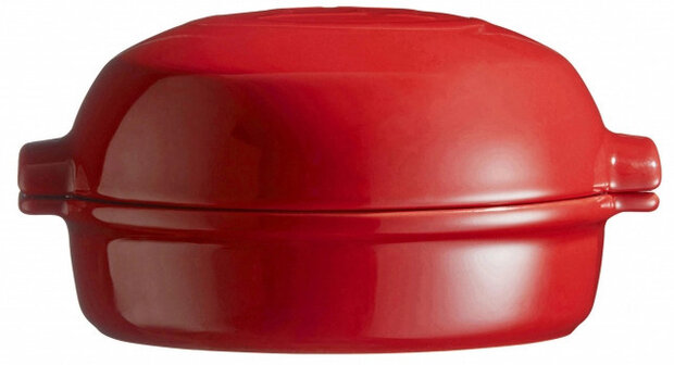 cheese baker 19,5 x 17,5 x 10 cm 550 ml keramiek rood