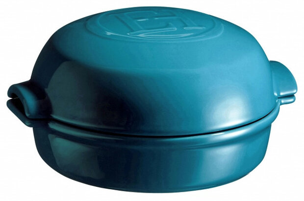 cheese baker 19,5 x 17,5 x 10 cm 550 ml keramiek blauw