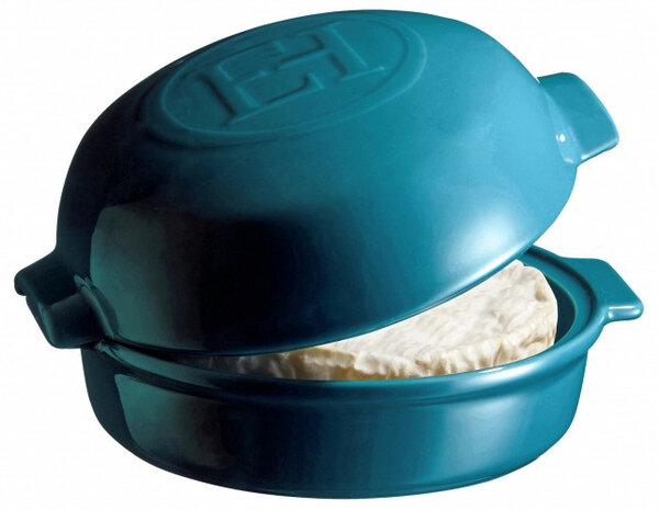 cheese baker 19,5 x 17,5 x 10 cm 550 ml keramiek blauw