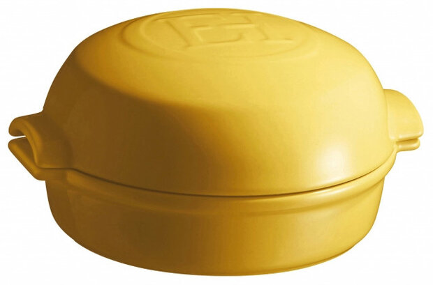 cheese baker 19,5 x 17,5 x 10 cm 550 ml keramiek geel