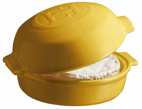 cheese baker 19,5 x 17,5 x 10 cm 550 ml keramiek geel