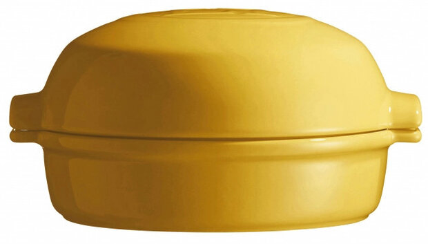 cheese baker 19,5 x 17,5 x 10 cm 550 ml keramiek geel