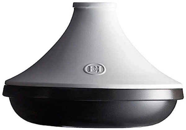 tajine Delight 33,5 x 23 cm aardewerk wit/zwart