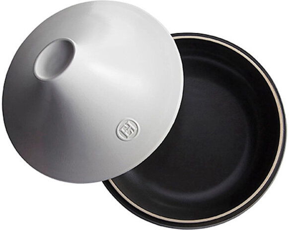 tajine Delight 33,5 x 23 cm aardewerk wit/zwart