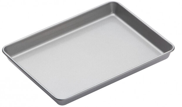 braadslede 33 x 24 x 3,5 cm carbonstaal zilvergrijs