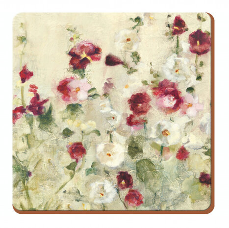 onderzetters Wild Field Poppies 10,5 cm kurk 6 stuks