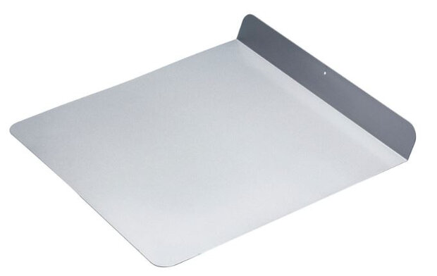 bakplaat 32 x 32 x 4 cm carbonstaal zilver