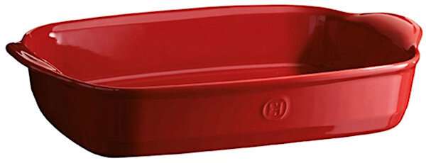 ovenschaal 42 x 27 x 9 cm 4,45 liter keramiek rood