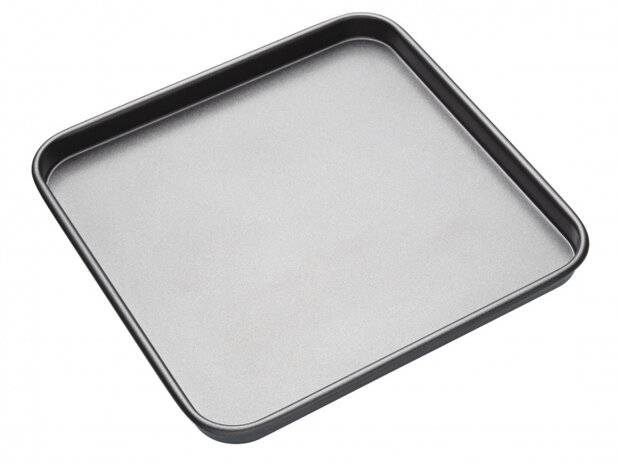 bakplaat 26 x 26 x 1 cm carbonstaal grijs
