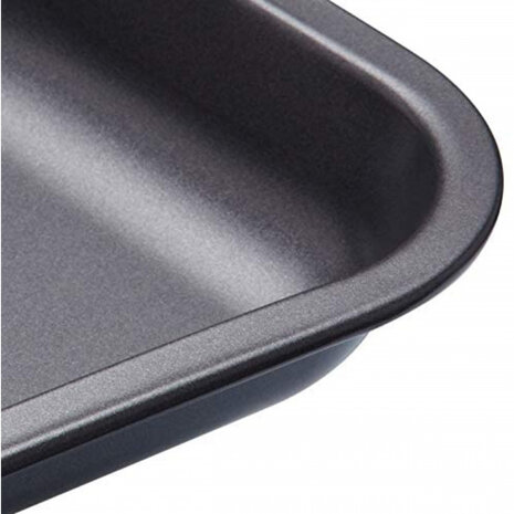 braadslede 27 x 21 x 4 cm carbonstaal grijs