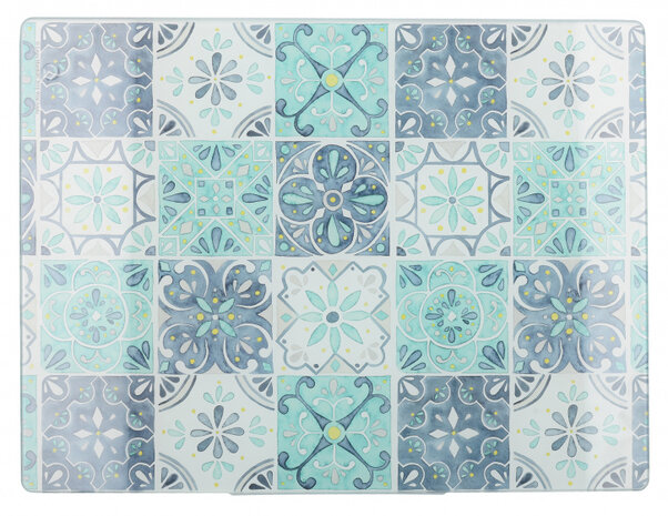 werkbladbeschermer Tile 40 x 30 cm glas groen