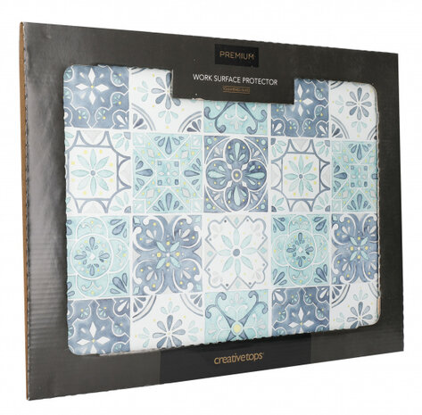 werkbladbeschermer Tile 40 x 30 cm glas groen