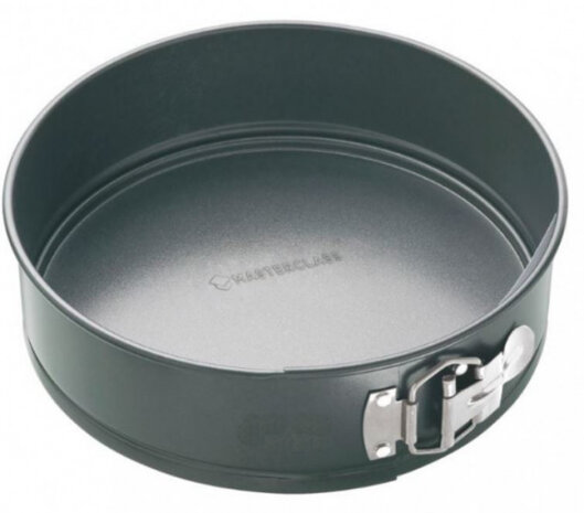 springvorm 25 cm carbonstaal antraciet