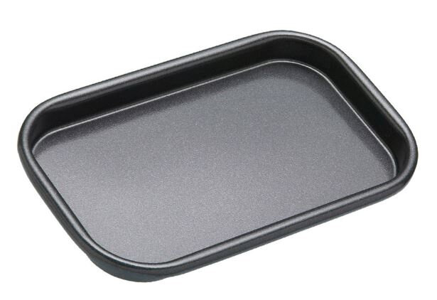 bakplaat 16,5 x 10 x 1,5 cm carbonstaal antraciet